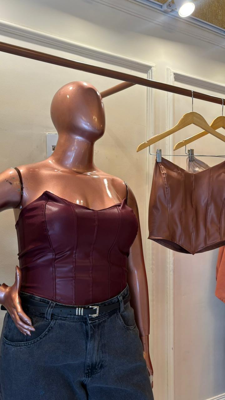 CROPPED CORSET