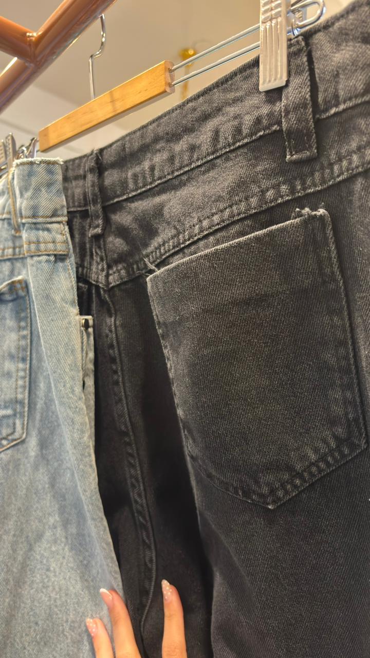 CALÇA WIDE LEG ILHÓS