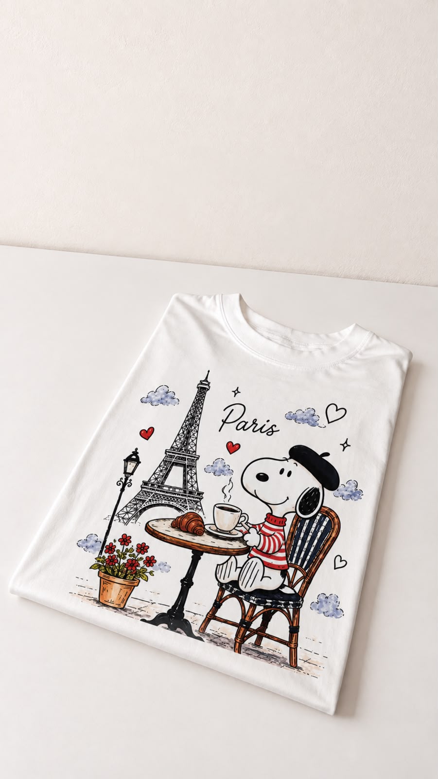 T-SHIRT SNOOPY PARIS