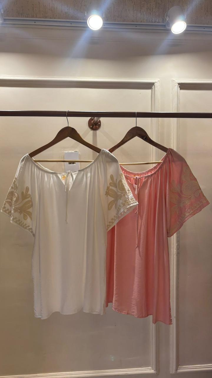 BLUSA BORDADA CELINE