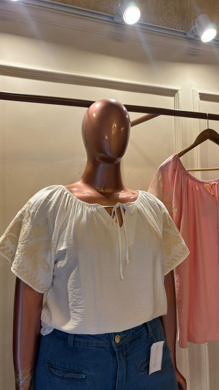 BLUSA BORDADA CELINE