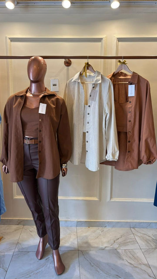 CONJUNTO CAMISA LINHO