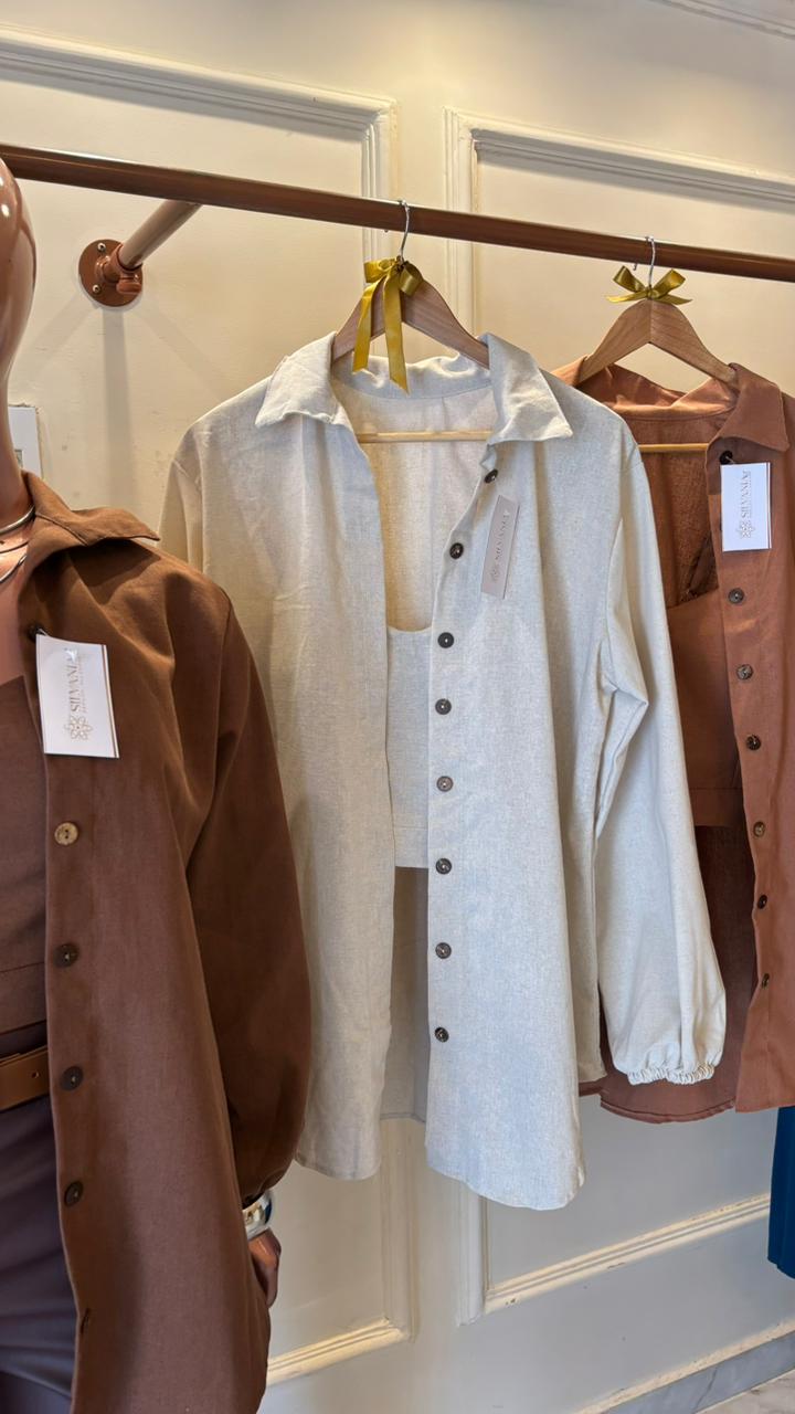 CONJUNTO CAMISA LINHO