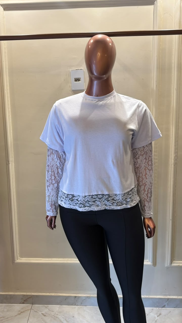 BLUSA CAMI RENDA