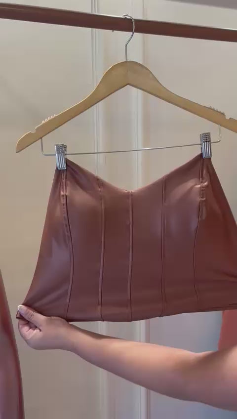 CROPPED CORSET